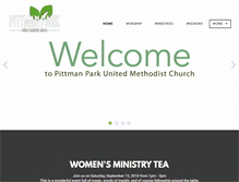 Tablet Screenshot of pittmanpark.org